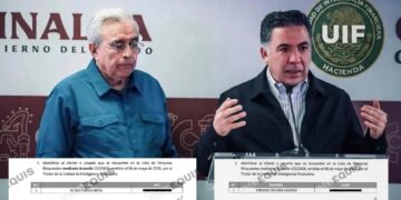 UIF anuncia congelamiento de cuentas de Rocha Moya e hijos, Inzunza y otros implicados: Emeequis