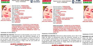 Alerta Amber: Se busca a Olivia Arellano, joven de 16 años desaparecida en Culiacán