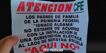 Padres de familia rechazan proyecto de subestación eléctrica junto a primaria de Huertos Familiares