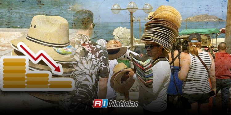 Vendedores de playa reportan bajas ventas pese a llegada de cruceros en Mazatlán