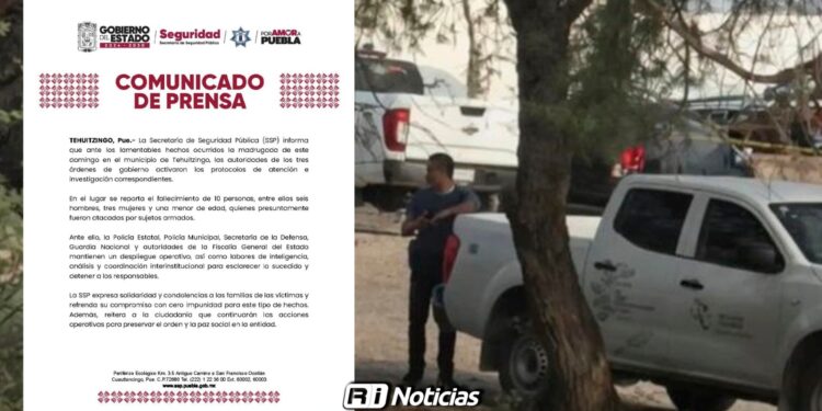 Asesinan a 10 integrantes de una familia en la Mixteca Poblana; entre las víctimas se encontraba un bebé