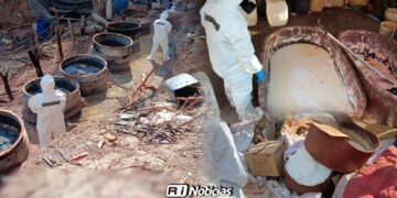 Incautan droga y precursores químicos en laboratorios clandestinos de Sinaloa