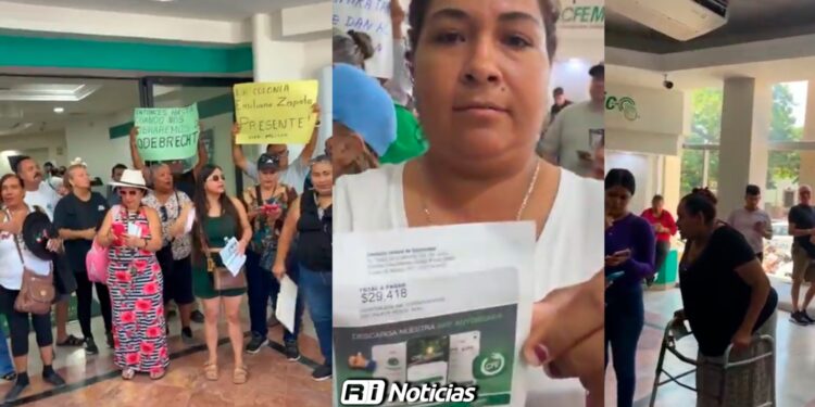 “Cobros justos y que trabajadores de la CFE paguen luz”: protestan en Mazatlán por recibos triplicados y tarifas excesivas