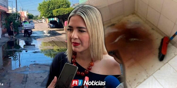 “Se está haciendo muchísimo en el tema del drenaje”, asegura alcaldesa de Mazatlán