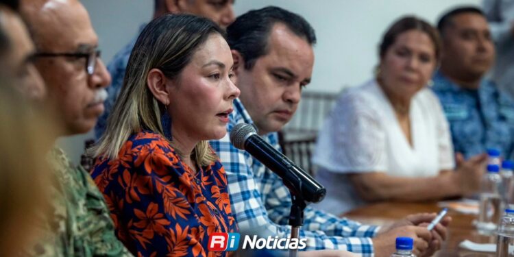 Yeraldine Bonilla encabeza encuentro con nuevo mando militar y reafirma coordinación en seguridad