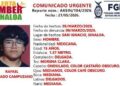 Activan Alerta Amber por desaparición de Rafael Delgado de 15 años; desapareció en San Ignacio