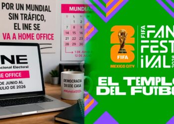 INE implementará home office por mes y medio durante el Mundial 2026 para reducir saturación vial