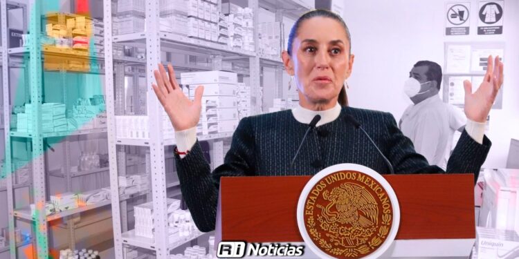 Claudia Sheinbaum afirma que México tiene 80% de abasto de medicamentos y promete más hospitales