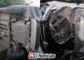 Volcadura deja dos lesionados sobre avenida De Las Torres en Mazatlán