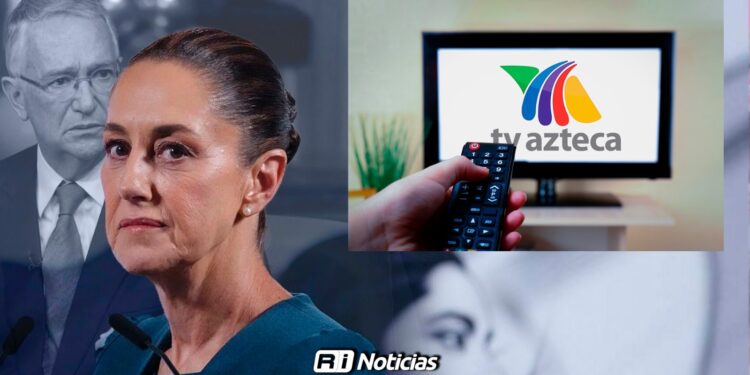 Sheinbaum pide no consumir contenidos de TV Azteca y acusa campaña de desinformación