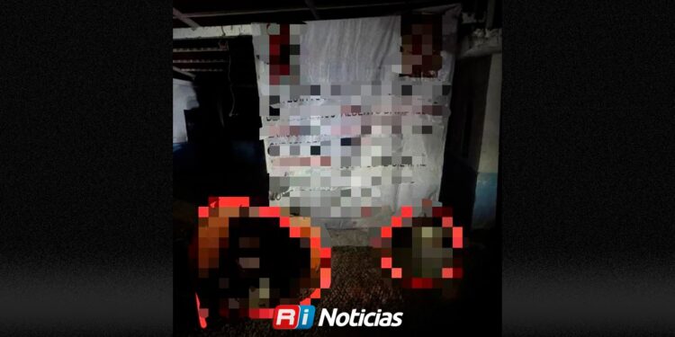 Hallan restos humanos dentro de contenedores en El Rosario; además localizan una lona con un mensaje