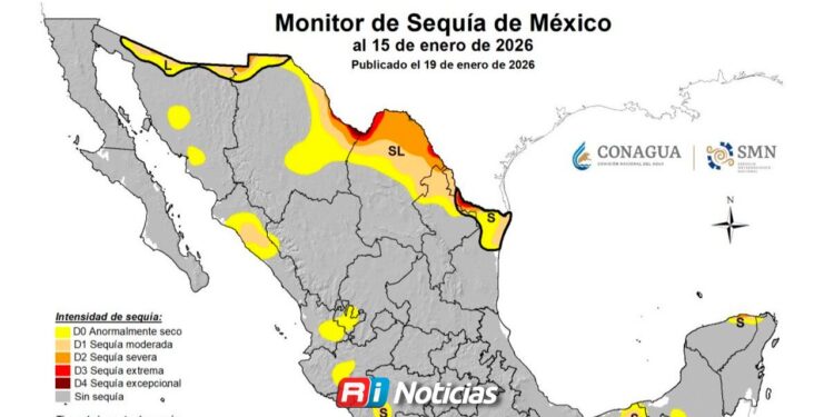 Municipios del centro y norte de Sinaloa enfrentan las condiciones más secas del estado
