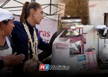 Claudia Sheinbaum lanza el programa “Comaleras Bienestar” para dotar de molinos y comales a mujeres rurales