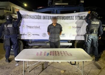 Detienen a sujeto con droga en La Foresta, en Mazatlán