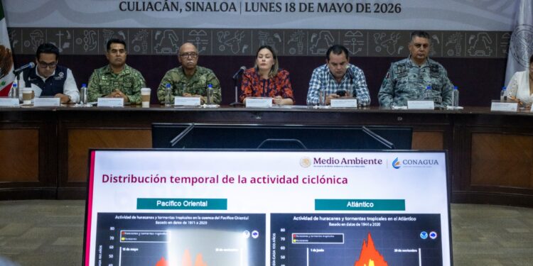 Sinaloa se declara listo ante temporada de ciclones; Yeraldine llama a seguir indicaciones oficiales