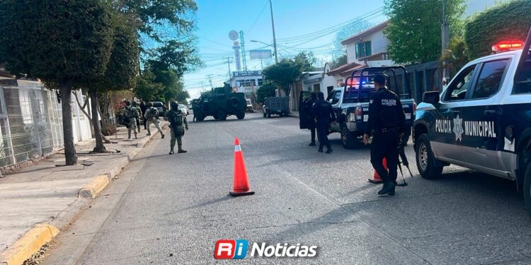 Rafaguean domicilio en la colonia 21 de Marzo; despliegan operativo de seguridad en Culiacán