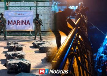 Marina asegura 63 bultos de presunta cocaína en el Pacífico mexicano
