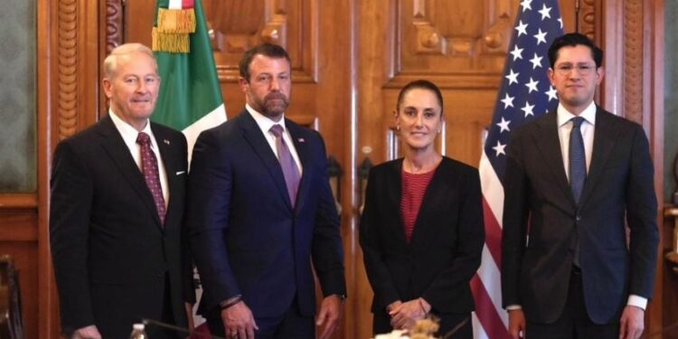 Reducción histórica de 90% en cruces ilegales marca reunión entre Sheinbaum y Markwayne Mullin