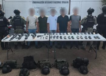 Grupo Interinstitucional detiene a cinco civiles armados; dos de ellos son menores de edad