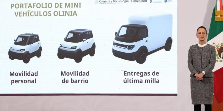 Sheinbaum anuncia presentación de Olinia, el vehículo eléctrico mexicano, para el 7 de junio