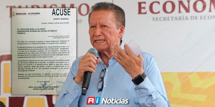 Feliciano Castro anuncia su renuncia a la Secretaría de Economía y agradece el respaldo recibido
