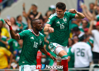 Julián Quiñones anota y homenajea a Tshabalala en el México vs Sudáfrica