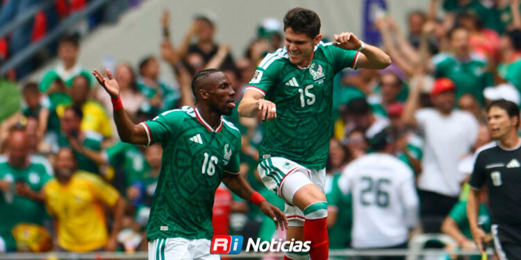 Julián Quiñones anota y homenajea a Tshabalala en el México vs Sudáfrica