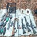 Desmantelan campamento en Elota; aseguran armas y equipo táctico