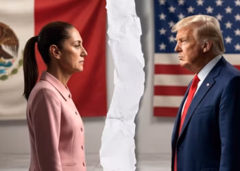 Trump afirma que “los cárteles gobiernan México” y describe a Sheinbaum como una mujer “muy asustada”