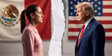 Trump afirma que “los cárteles gobiernan México” y describe a Sheinbaum como una mujer “muy asustada”