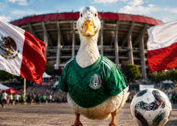 Merlín, el pato viral del Mundial 2026 estará en el México vs Chequia tras recibir boletos para el partido