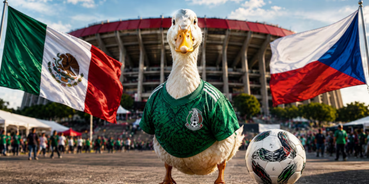 Merlín, el pato viral del Mundial 2026 estará en el México vs Chequia tras recibir boletos para el partido