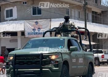 Ejército Mexicano y Guardia Nacional mantienen fuerte operativo tras explosión de vehículo en Escuinapa
