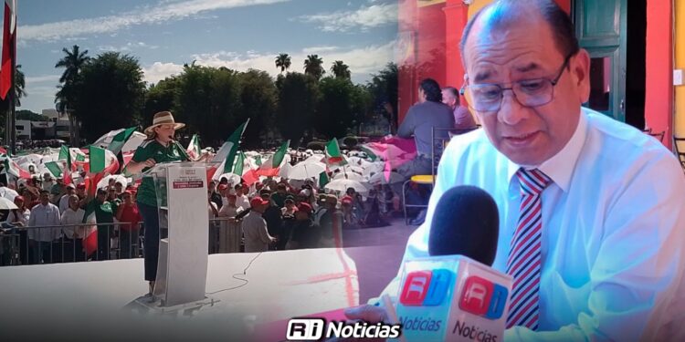 Critica FAS respaldo político durante informe de Claudia Sheinbaum en Sinaloa