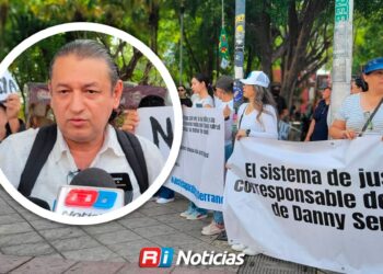 Familiares de Danny Serrano marchan en Culiacán para exigir justicia y avances en la investigación de su asesinato