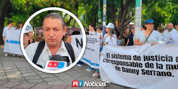 Familiares de Danny Serrano marchan en Culiacán para exigir justicia y avances en la investigación de su asesinato