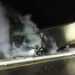 Se incendia caja de tráiler en la autopista Mazatlán-Culiacán; no hubo personas lesionadas