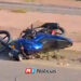 Motociclista de nombre Flor “N”  derrapa a la altura de El Pozole