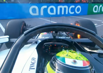 Incendio en monoplaza de ‘Checo’ Pérez durante prácticas del GP de Mónaco 2026