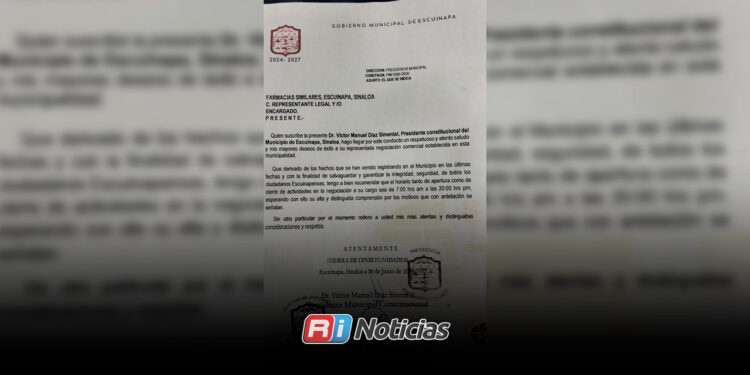 Comercios de Escuinapa reducen horarios por recomendación del Ayuntamiento ante situación de seguridad