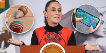 Sheinbaum abre debate sobre restringir celulares a menores: “Hay que regresar a jugar matatena y resorte”
