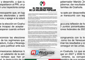 PRI rechaza impugnación de Morena y defiende triunfo electoral en Coahuila