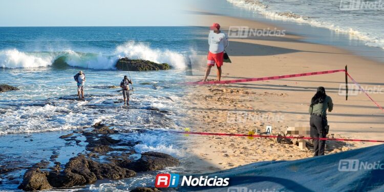 Mar de fondo es un riesgo latente: Protección Civil Sinaloa ante deceso de triatleta