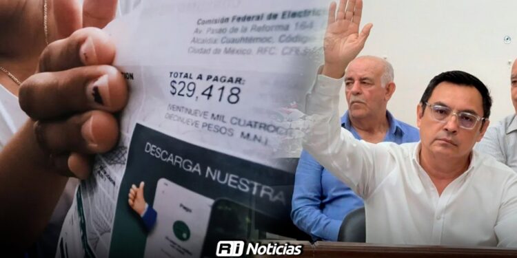 Felipe Parada señala al Gobierno federal de no actuar para reducir las tarifas eléctricas en Sinaloa