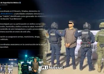 Gobierno Federal dice que captura de “El Gabito” NO fue en Mazatlán, sino en Rosario