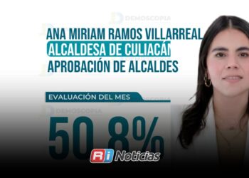 Ana Miriam Ramos alcaldesa de Culiacán alcanza 50.8% de aprobación ciudadana
