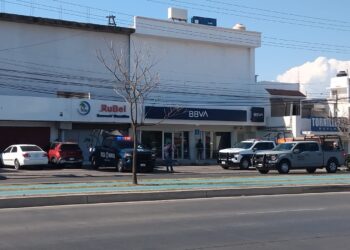 Asaltan Bancomer de la Rafael Buelna en Mazatlán