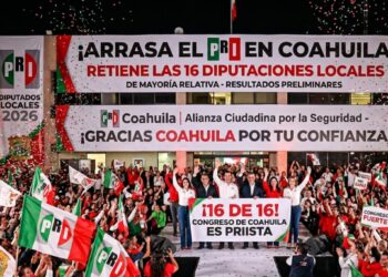 Arrasa el PRI en elecciones locales y retiene las 16 diputaciones de Coahuila