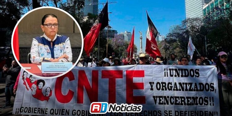Gobierno federal exhorta a la CNTE a finalizar protestas ante avances en demandas docentes