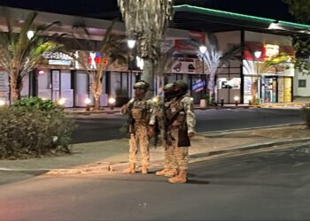Despliegan fuerte operativo militar y policial tras reportes de disparos en Valle Alto, Culiacán